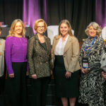 ECA Award Winners, from left to right: Wendy McDuff, Dr Amelia Ruscoe, The Hon. Julia Gillard AC, Emma Cross, ECA President Christine Legg and Ros Cornish